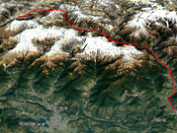 Annapurna Circuit Trek - Google Earth